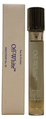Obrázok produktu pre Off-White SOLUTION No. 10, Unisex, 15 ml, Nádoba na jedno použitie, Tekutý parfém, Sprej, ALCOHOL DENAT., PARFUM (FRAGRANCE), AQUA (WATER), ETHYLHEXYL METHOXYCINNAMATE (OCTINOXATE),...