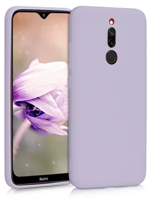 Produktbild von kwmobile Handyhülle für Xiaomi Redmi 8 Hülle - weiches Handy Silikon Case - Schutzhülle Cover - Lavendel