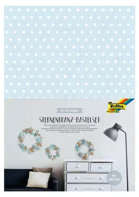 Image de folia Kit de bricolage couronne d'étoiles pour 3 couronnes
