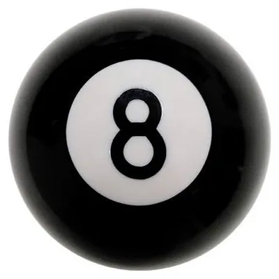 Produktbild von Simoni Racing 8-Ball Schaltknauf Schalthebelknauf Schwarz Kunststoff