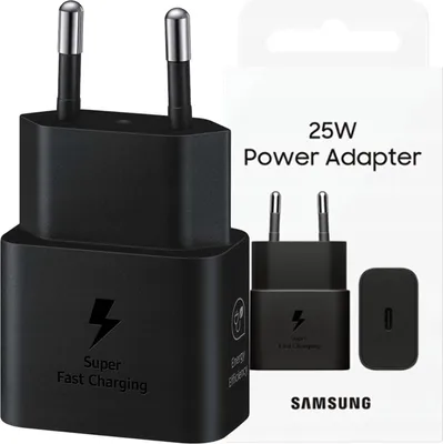 Immagine prodotto di Samsung EP-T2510NBEGEU Caricabatterie USB Type C Super Fast Charging 25W Universale Nero