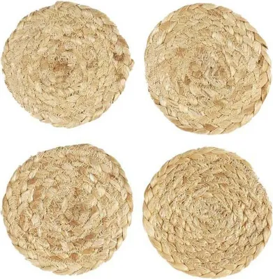 Produktbild von Set aus 4 Untersetzern aus Jute 10 cm