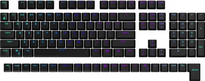 Produktbild von Endorfy Tastaturset KC124 BK Dbl. Schuss