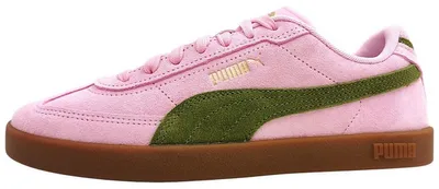 Immagine prodotto di Scarpe da ginnastica Puma Club II Era Suede, modello da donna, in pelle scamosciata, allacciate, colore rosa, ideali per il tempo libero