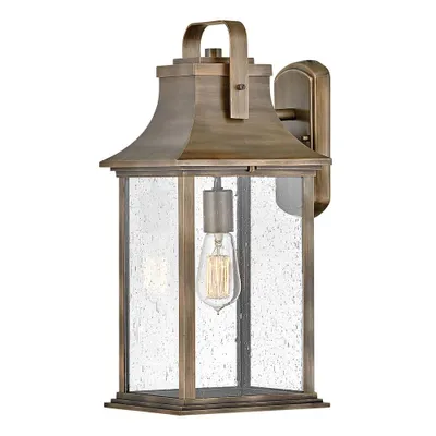 Produktbild von Elstead Grant Außen-Außenwandleuchte E27 48cm Brünierte Bronze Klar IP44