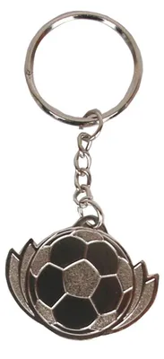 Produktbild von Tryumf - Schlüsselanhänger, Metall, Fußball SX1132 (Einheitsgröße) (Silber)