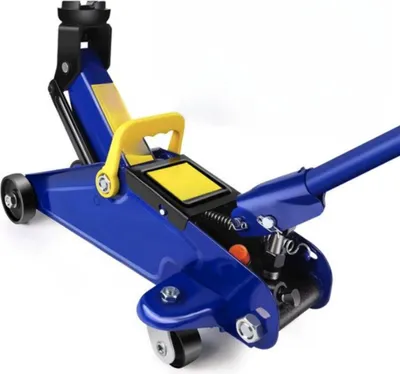 Zdjęcie produktu dla Podnośnik hydrauliczny Tavien – podnośnik wózkowy 2 tony – podnośnik podłogowy do samochodów i przyczep kempingowych – podnośnik warsztatowy