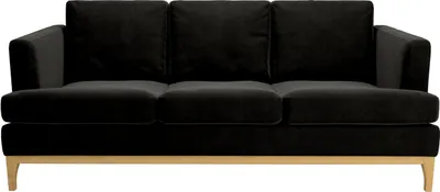 Produktbild von Dreisitzer-Sofa Scarlett - schwarz - Velluto 20