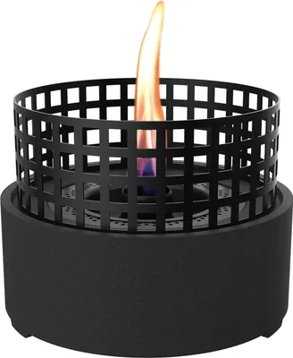 Image de Tenderflame - Paarl Lanterne à bougie d'extérieur, rechargeable, avec liquide spécial, noir