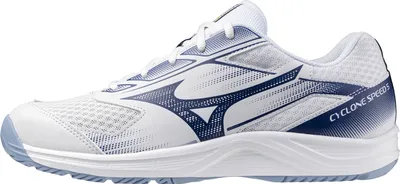 Zdjęcie produktu dla Mizuno Cyclone Speed 5 - white/bellwether blue/bel air blue, Größe:9.5