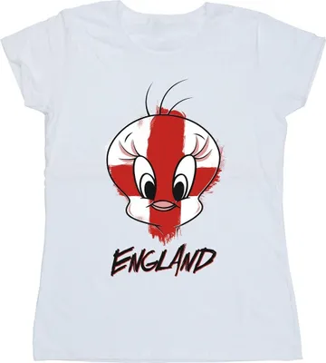 Image de Looney Tunes - T-shirt pour femmes BI28588 (L) (blanc)