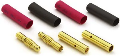 Produktbild von Carson Goldkontakte 4mm 2x Buchse, 2x Stecker