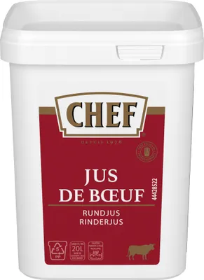 Zdjęcie produktu dla CHEF sos wołowy o intensywnym smaku wołowiny 600g