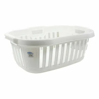 Produktbild von Korb für schmutzige Wäsche Tontarelli Hipster Weiß 50 L 66 x 44 x 25 cm