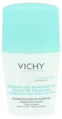 Produktbild von Vichy Anti-Perspirant Treatment 48H, Unisex, Antitranspirant, Roll-on Deodorant, Box, 50 ml, 48 h