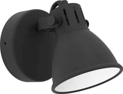 Produktbild von EGLO Deckenlampe Seras 1, 1 flammige Deckenleuchte Industrial,, Klassisch, Deckenstrahler aus Stahl, Wohnzimmerlampe, Küchenlampe, Spot mit GU10