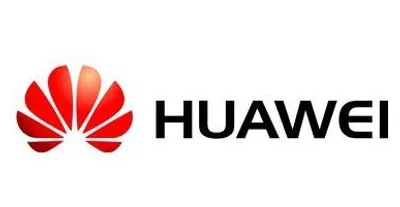 The Huawei logo and brand name are displayed on a white background.