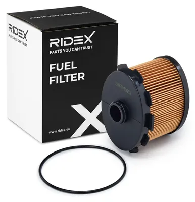 Produktbild von Kraftstofffilter RIDEX 9F0089 Dieselfilter passend für PEUGEOT 206 Schrägheck (2A/C) Filtereinsatz