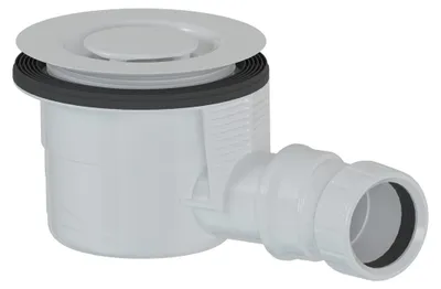 Produktbild von Polysan Duschwannensiphon Ø 90mm, DN40, Deckel Weiß