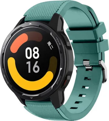 Produktbild von Strap-it Xiaomi Watch S1 Silikonarmband (Kieferngrün)