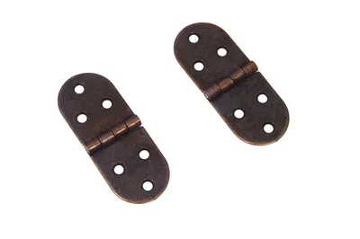 Produktbild von Scharniere Alt Beschläge im restaurierungsshop Symmetrisch Shabby bronze, 2 Stück