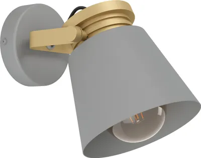 Zdjęcie produktu dla Eglo 43835 TWICKEN E27 lampa ścienna 180x150mm szare złoto