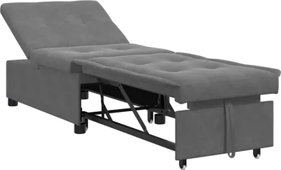 Obrázok produktu pre vidaXL Rozkladacia pohovka Tmavošedá 194 x 67 x 82 cm Mikrovlákno