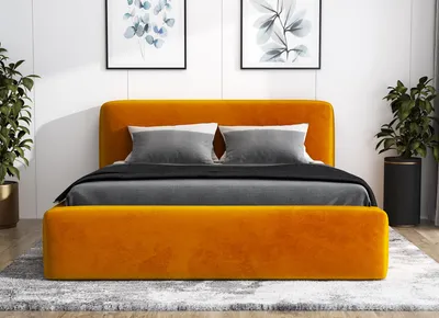 Produktbild von Polsterbett LUMO 140 x 200  plus Matratze und Bettkasten. Möbel vom Hersteller- Handarbeit! Bett Komplett-Set mit Matratze,Bettkasten, Lattenrost & Kopfteil. Modern und robust. Elegantes Bett mit massives Kopfteil und kristallähnlichen Knöpfen.