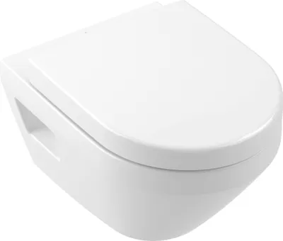 Produktbild von Villeroy & Boch Architectura Closet Verkort Zonder Spoelrand 48cm White Alpine