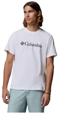 Produktbild von T-Shirt Columbia Camiseta Columbia CSC Basic Logo manga corta blanco puro  für Herren