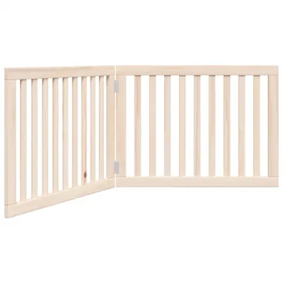 Immagine prodotto di vidaXL Recinto pieghevole per cani 2 pannelli 160 cm in legno di pioppo