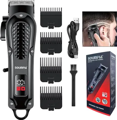 Image de INF Tondeuse à cheveux électrique rechargeable USB pour une coupe précise