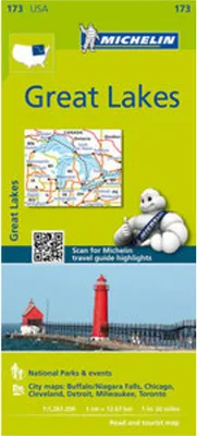 Obrázek produktu pro Mapa Velkých jezer Michelin