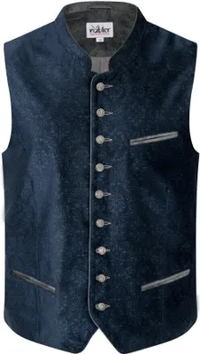 Produktbild von Trachtengilet Kilian in Blau von Nübler, Größe:52