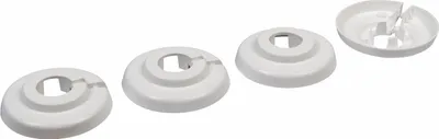 Produktbild von Cornat Heizungsrosette Ø 4,8 x 1,5 cm weiß - 4 Stück
