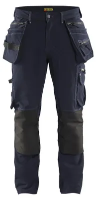 Produktbild von Blakläder® Handwerker Arbeitshose 4-Wege-Stretch 19981644 aus der Serie X1900 in div. Farben, Farbe:dunkel marineblau/schwarz, Größe:D116 (D29)