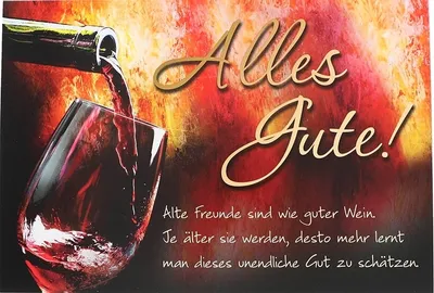 Produktbild von Cartolini Klappkarte mit Sprüchen 040 Alles Gute!
