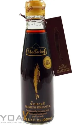 Zdjęcie produktu dla Megachef PREMIUM sos rybny bezglutenowy 200ml | bez glutaminianu | sos rybny