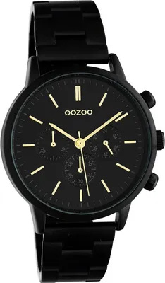 Produktbild von Oozoo Edelstahl Damen Uhr C10564 Quarzuhr Armband schwarz Timepieces D2UOC10564