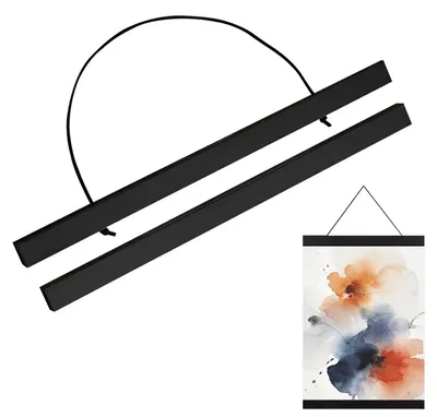 Magnetischer Holz-Posterhalter 30 cm – für Poster & Fotos