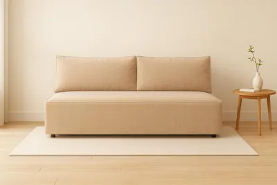 Produktbild von Kaiser Möbel Schlafsofa, Sofa mit Schlaffunktion und Bettkasten, DUO, Stoff Salvador, Beige