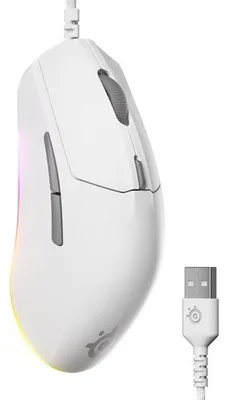 Immagine prodotto di Mouse da gioco con cavo - STEELSERIES - Rival 3 Gen 2 - Bianco