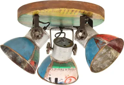 Immagine prodotto di vidaXL Plafoniera in stile industriale 25 W Multicolore 42x25 cm E27