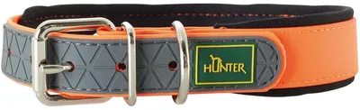 Obrázek produktu pro HUNTER – Obojky pro psy, model CONVENIENCE COMFORT, barva: neonově oranžová, s neoprenovou podšívkou