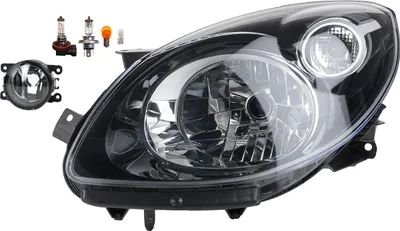 Produktbild von Scheinwerfer passend für Renault Twingo II 03/07-12/11 H4 L +Nebel+Leuc. 7701064000 260607587R 8200629482 8200074008 6202E1 00006202E1 Johns