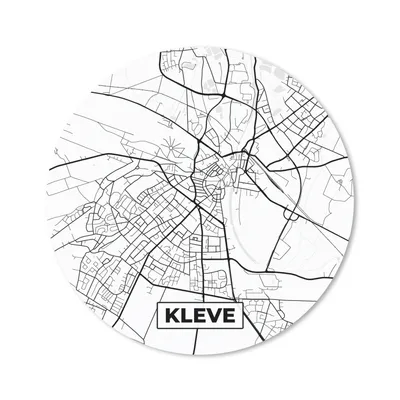 Produktbild von MuchoWow® Mauspad Mousepad Stadtplan - Karte - Kleve - Karte 40x40 cm - Mousepads - Maus Mat - Pad - Mausunterlage - Schreibtisch Accessoires
