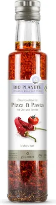 OLEJ DO PIZZY I MAKARONU Z OLIWĄ, POMIDORAMI I CHILI BIO 250 ml - BIO PLANETE