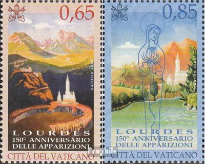Produktbild von Briefmarken Vatikanstadt 2008 Mi 1611-1612 (kompl.Ausg.) postfrisch Marienerscheinung