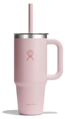 Produktbild von HYDRO FLASK 24 OZ Travel Tumbler Clear Lid Trinkflasche pink 709 ml