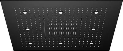 Produktbild von Steinberg Serie 390 Sensual Rain Regenpaneel, LED-Beleuchtung, Komplettset, 3-strahlig, Easy-Clean, 800x800mm, 3906680S